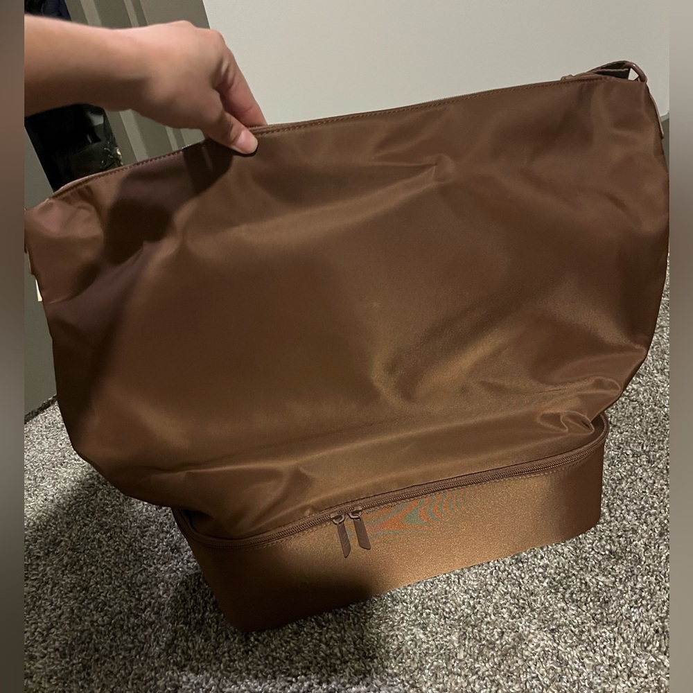 BEIS Brown Travel Tote